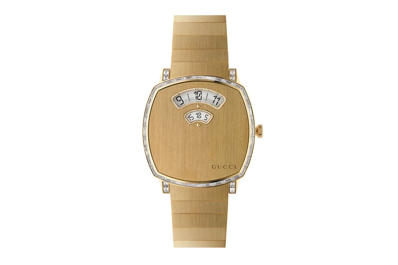 gucci watches and wonders 2021 grip gold jumping hour