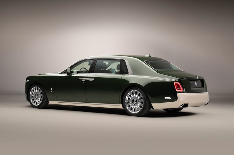 hermes rolls royce bespoke phantom oribe car rear back trunk