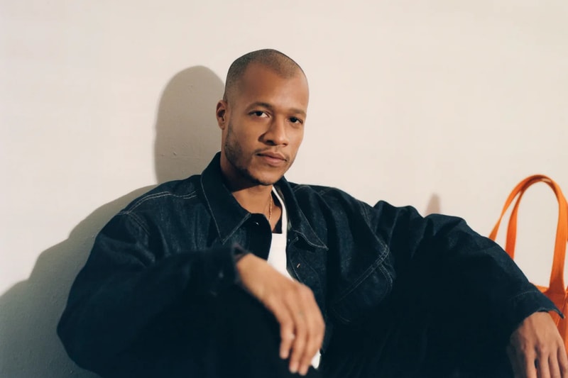 heron preston for calvin klein spring 2021 campaign portrait