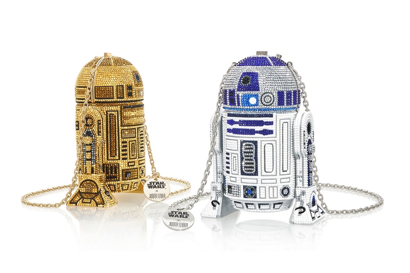 star wars r2-d2 crystal handbag judith leiber couture gold purses