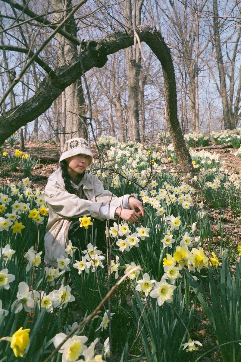 Designer Kae Linh Crochet Hat Bucket Mũ Spring Capsule Collection Charity AAPI NYC Chinatown Brooklyn White Brown