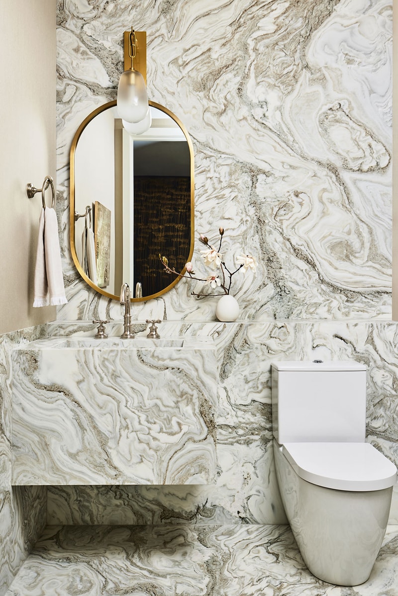 kelly behun living gallery concept powder room toilet sink mirror
