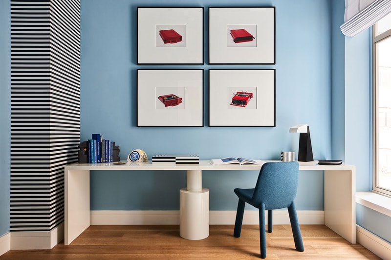 kelly behun living gallery concept bedroom chair table artwork painting