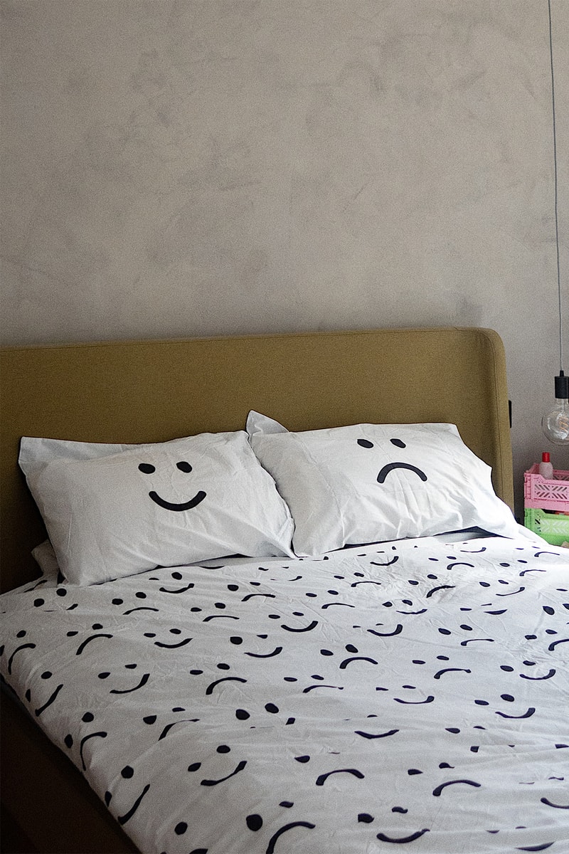 Lazy Oaf "Happy Sad" Homeware Collection Pillow Cushion