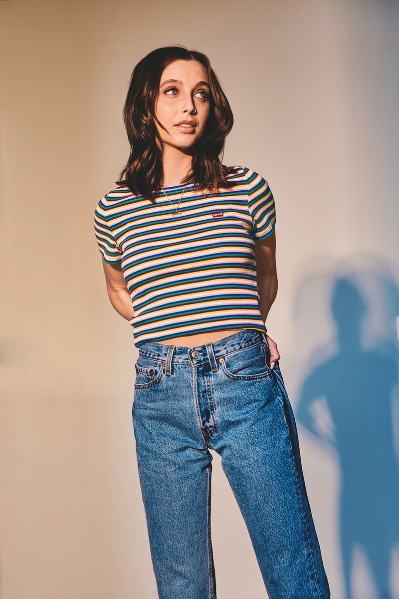 levis spring buy better wear longer campaign emma chamberlain tee jeans