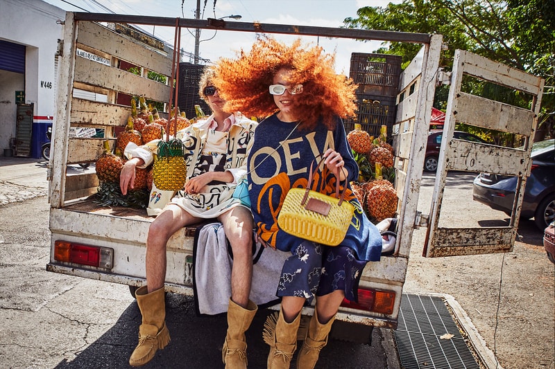loewe paulas ibiza 2021 summer capsule collection handbag boots