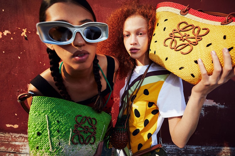 loewe paulas ibiza 2021 summer capsule collection sunglasses bag