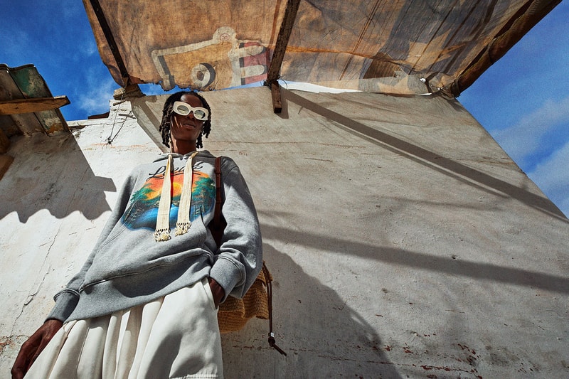 loewe paulas ibiza 2021 summer capsule collection hoodie logo graphic