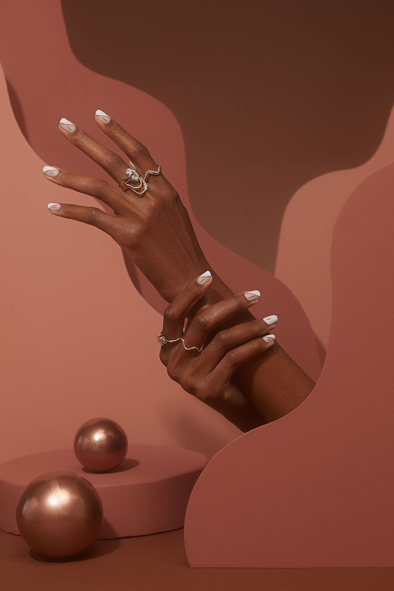 marrow fine manime wedding bridal nailcare rings jewelry collaboration manicure