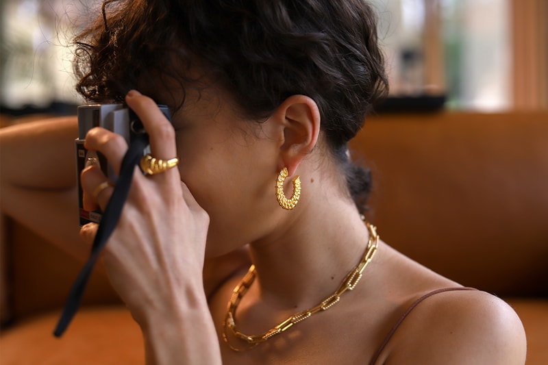 Missoma Raffia Jewelry Collection Hoop Earrings Ring