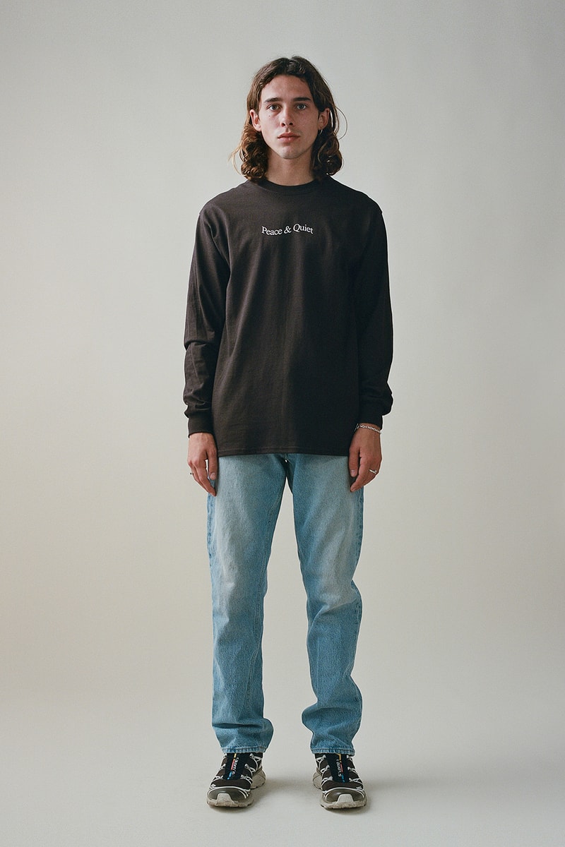 museum of peace and quiet mopq spring summer collection loungewear sweatshirt jeans