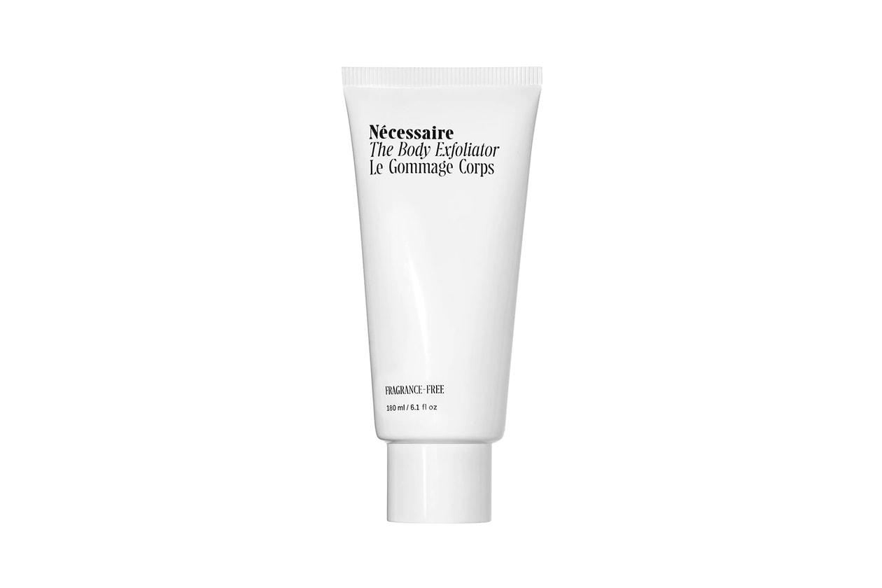 necessaire the body exfoliator bamboo charcoal skincare fragrance free
