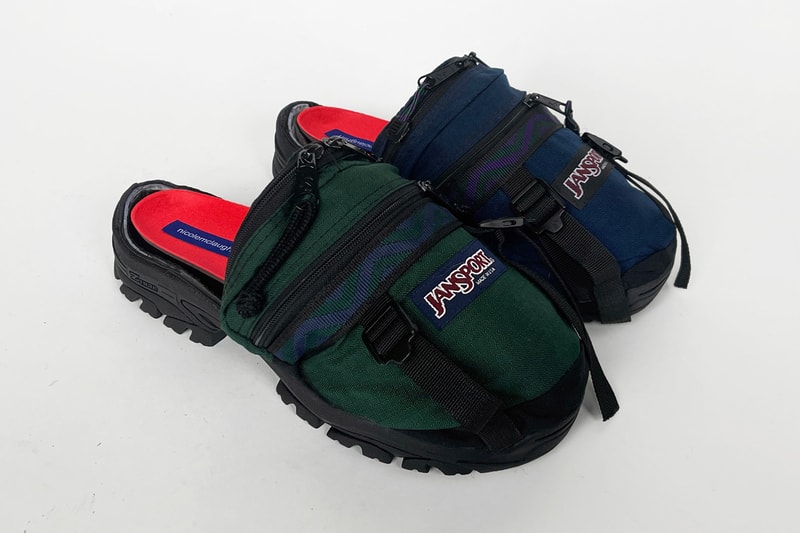 nicole mclaughlin jansport collaboration capsule collection raffle slides mules