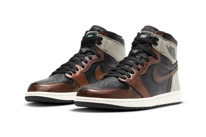 nike air jordan 1 aj1 sneakers rust shadow brown black colorway footwear shoes kicks sneakerhead lateral