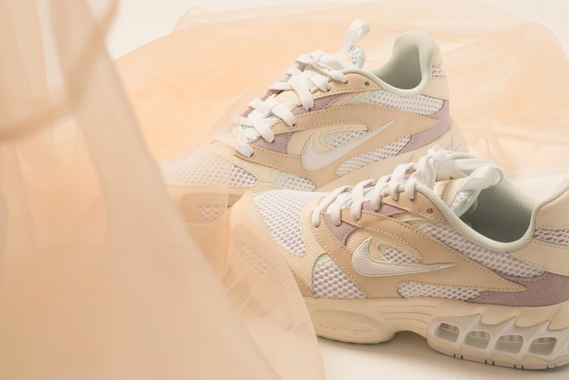 Nike Zoom Air Fire Beige White Purple