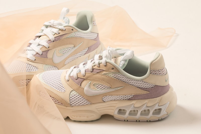 Nike Zoom Air Fire Beige White Purple