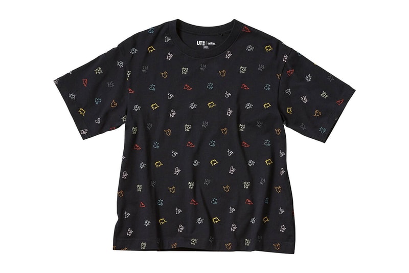 uniqlo ut pokemon all stars t-shirt pattern rainbow