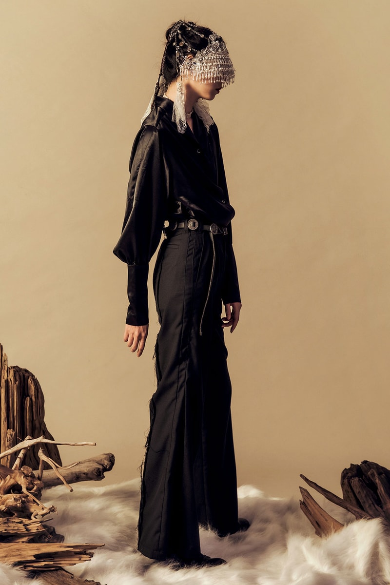 professor e spring summer 2021 ss21 lookbook collection taiwan brand black saint shirt trousers