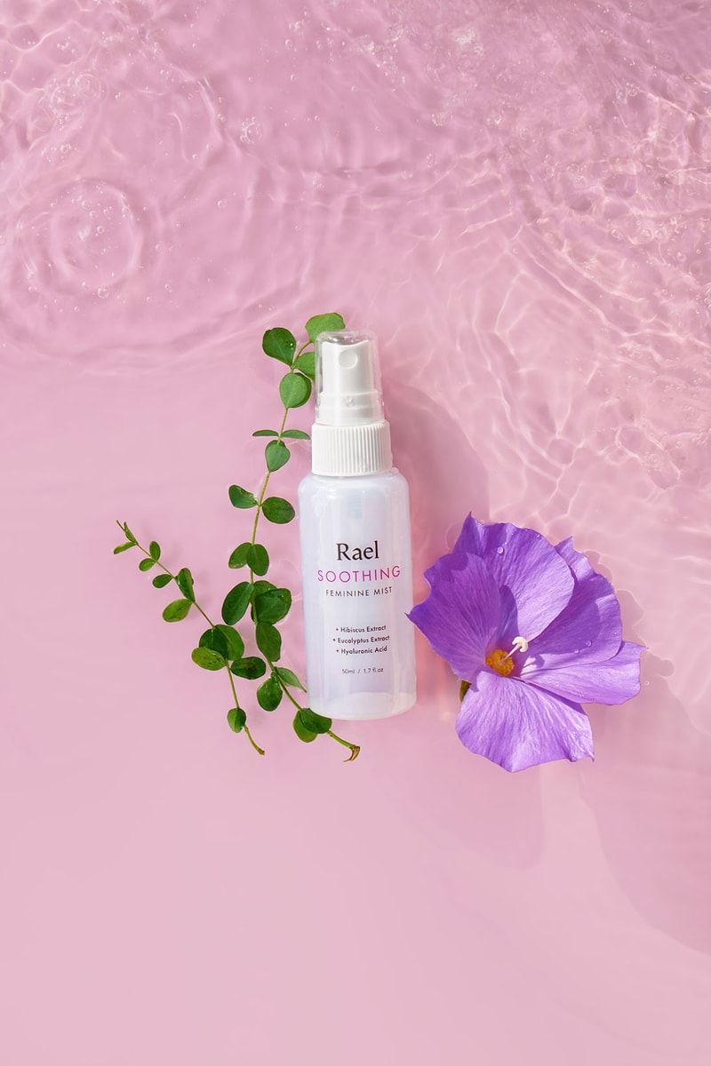 rael soothing vulva feminine care line mist