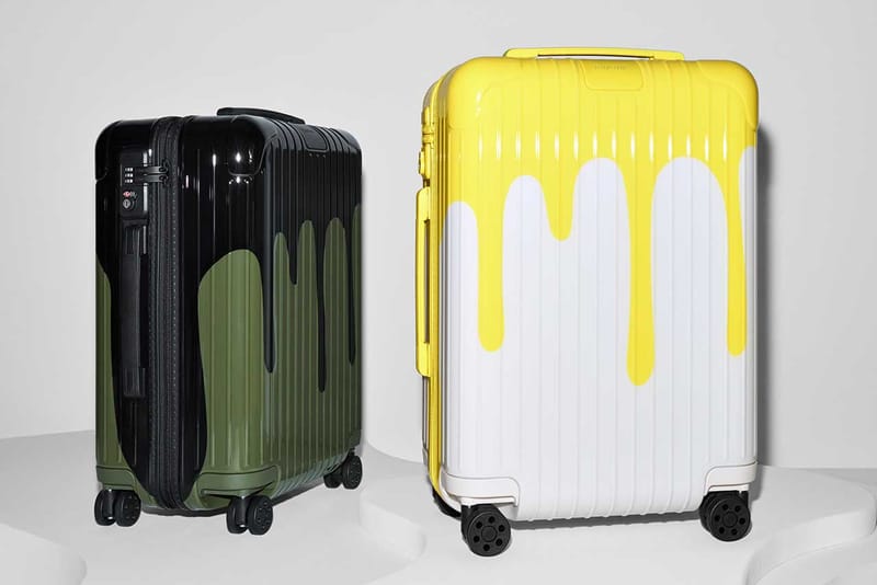 Chaos Covers RIMOWA's Signature Cabin Suitcase in Paint Drip