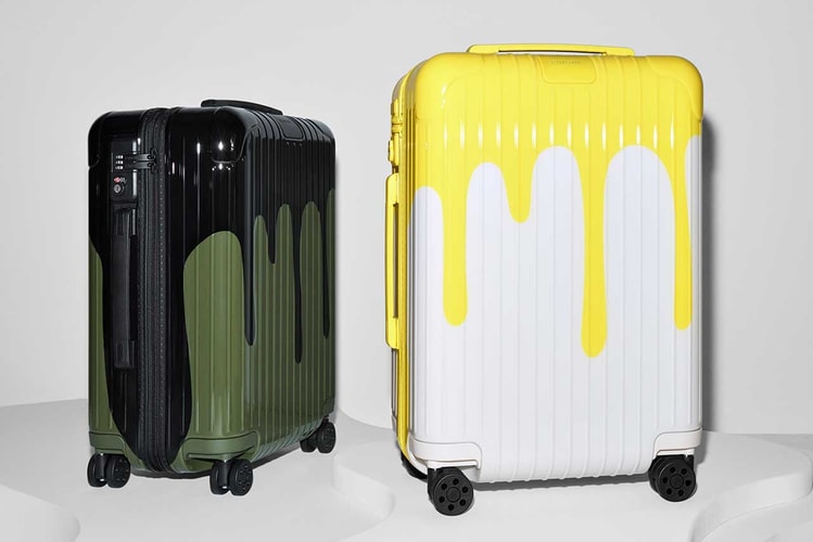 Chaos Covers RIMOWA's Signature Cabin Suitcase in Paint Drip