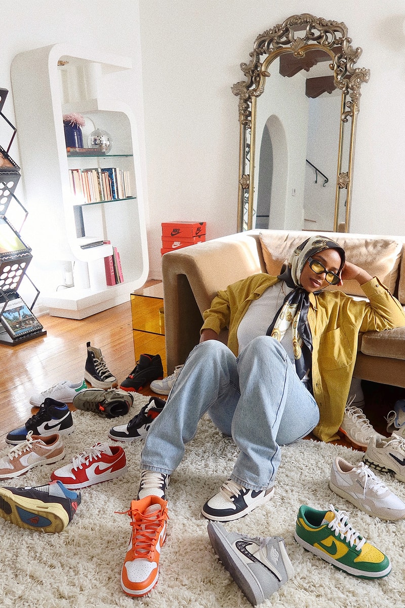 shahd batal sneaker collector los angeles content creator influencer nike sneakers