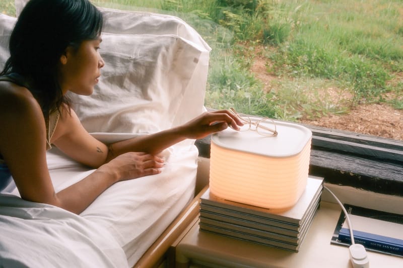 This Sleek Lamp Doubles as a Bedside Table Organizer