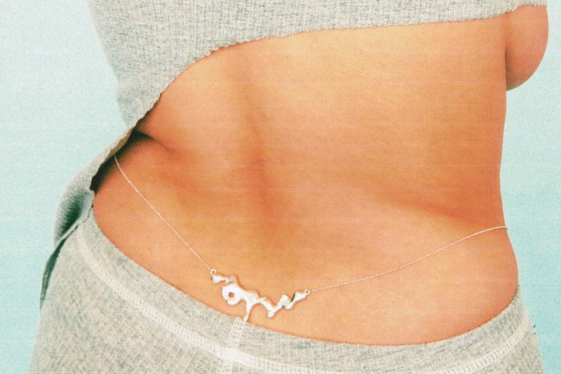 Steff Eleoff's "Whale Tail" Body Chains Prove the Visible Thong Trend Is Here To Stay