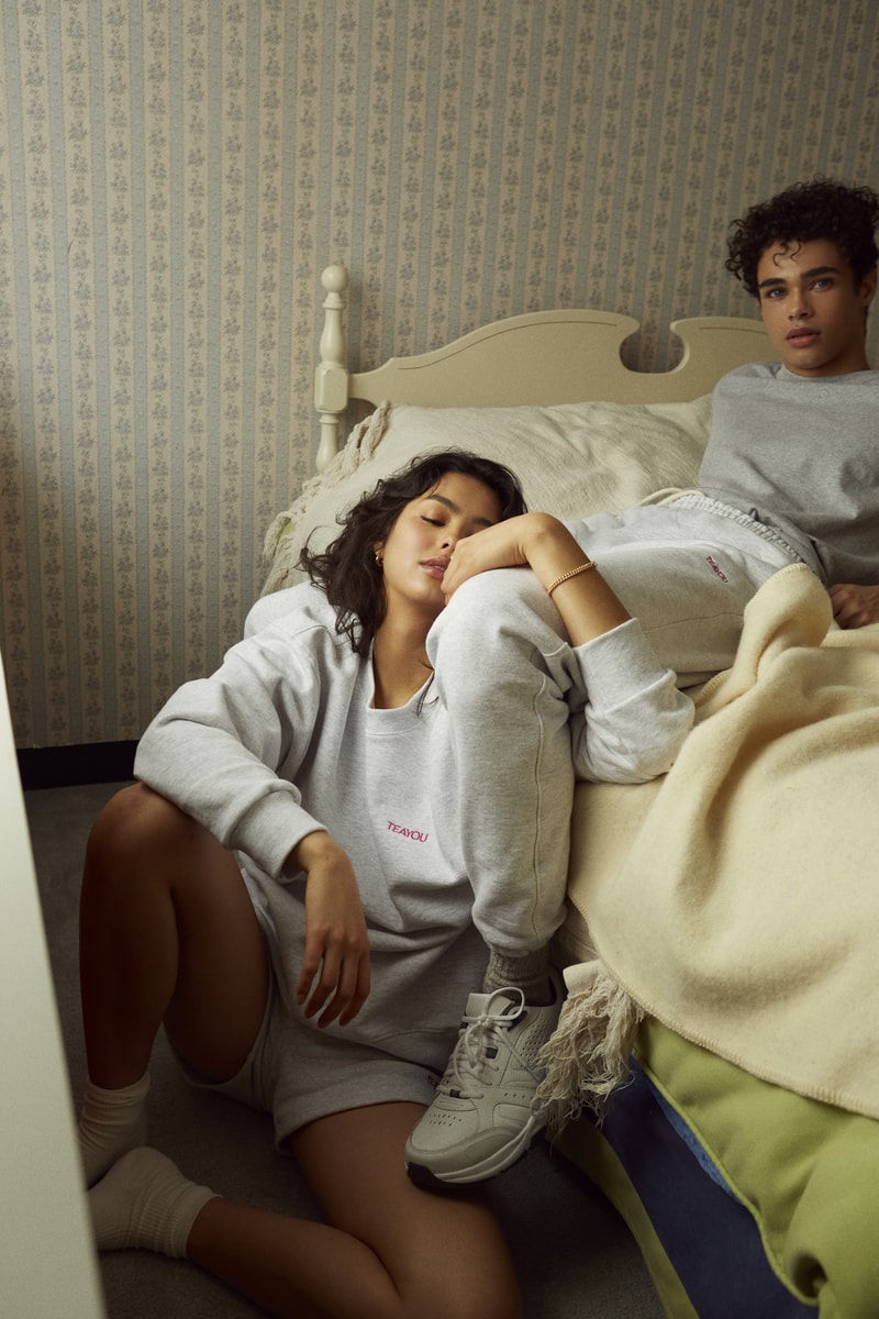 Tea You Après Sport Basics Collection HBX Release Campaign Loungewear Sweatshirt