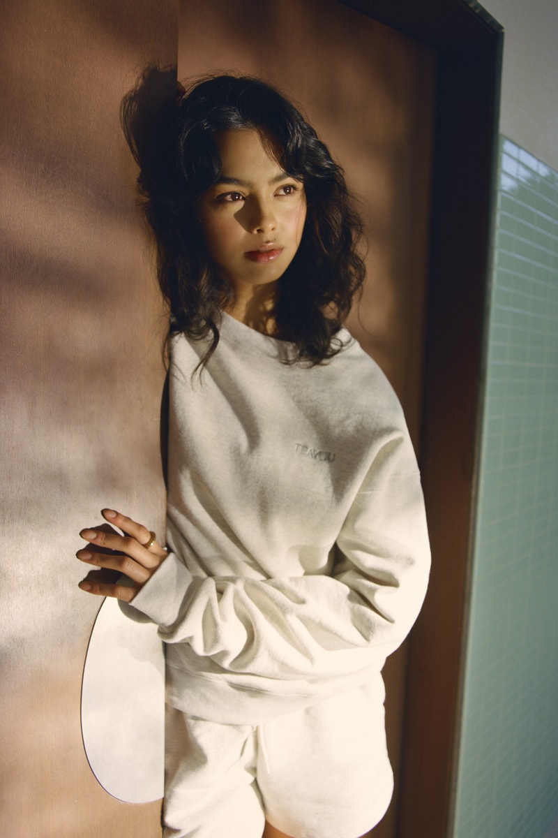 Tea You Après Sport Basics Collection HBX Release Campaign Loungewear Sweatshirt