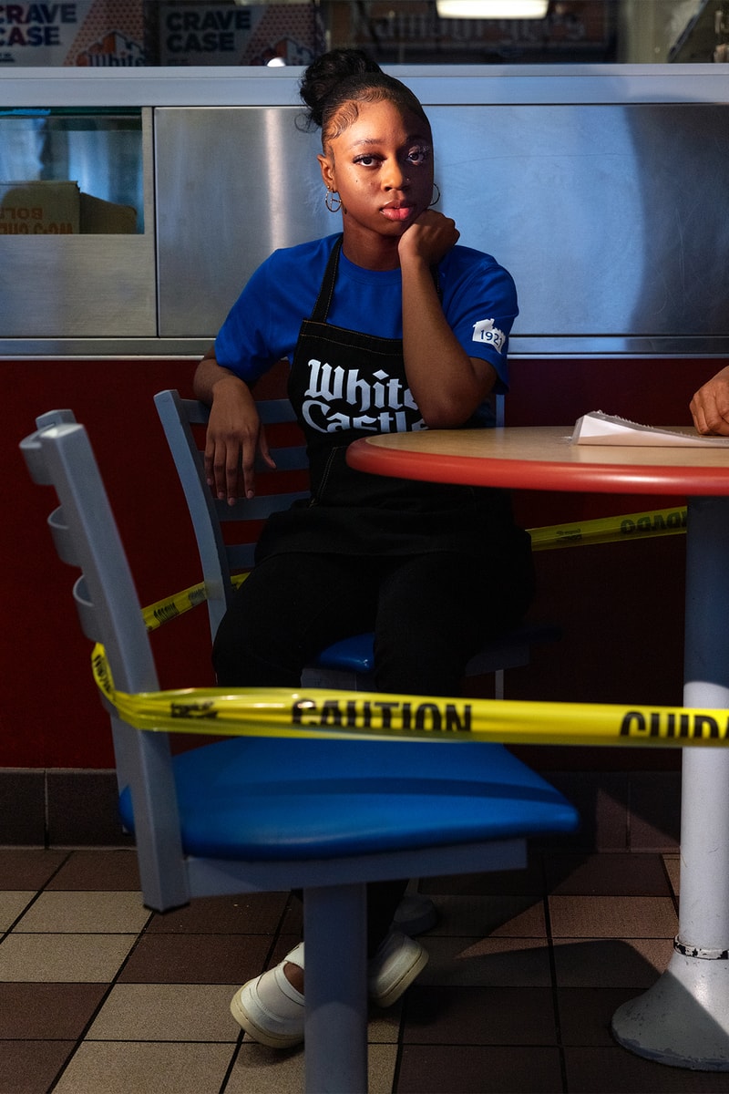 Telfar White Castle Uniform 100th Anniversary
