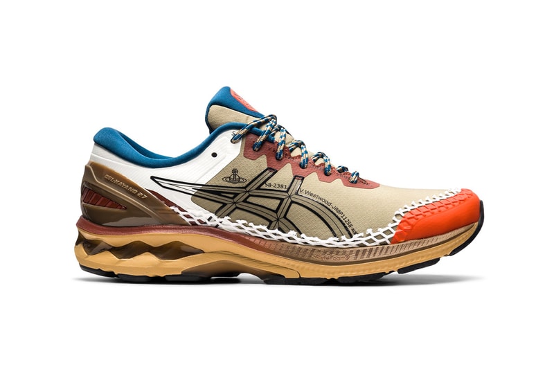 vivienne westwood asics gel kayano 27 de liche green brown orange