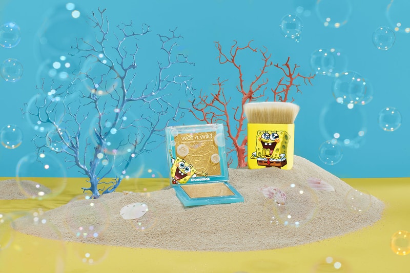 wet n wild spongebob squarepants makeup skincare collaboration highlighter