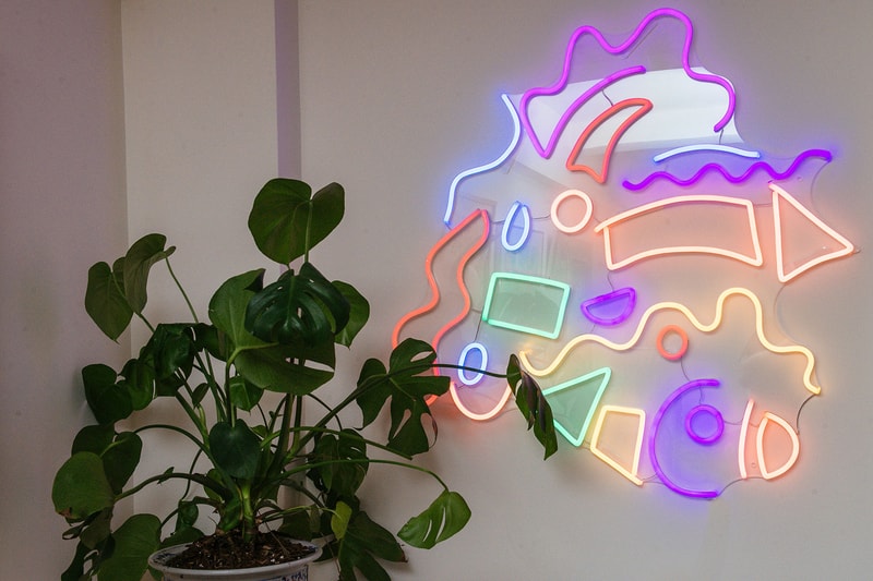 yellowpop susan alexandra neon lights home decor collaboration plant