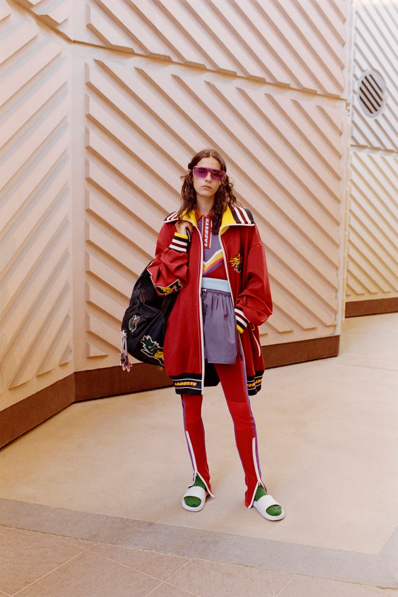 Lacoste Fall/Winter 2021 Collection Interview Louise Trotter Designer Heritage Print Crocodile Logo Iconography