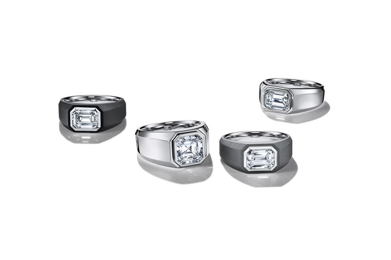 tiffany and co mens diamond engagement rings design closeup details