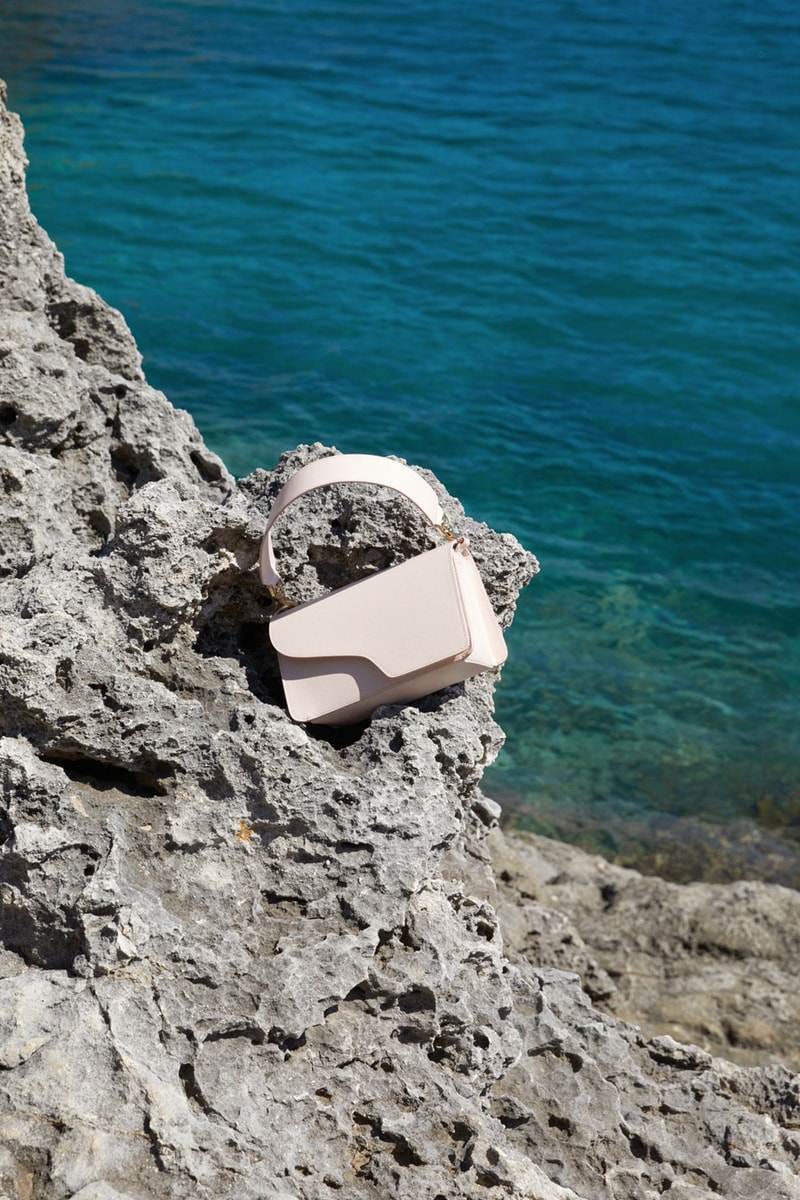 atp atelier 10th anniversary collection campaign assisi baguette handbag