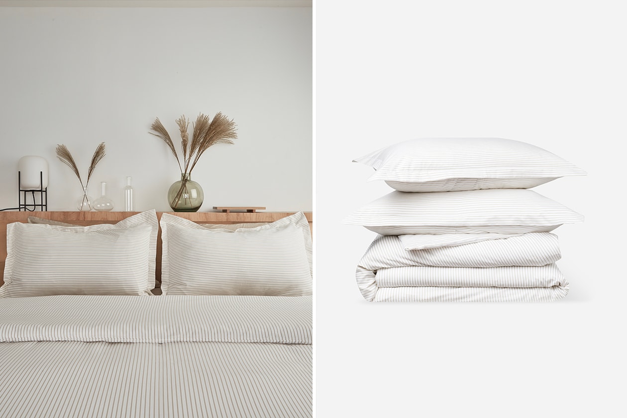 Parachute Bedding Sets Duvet Covers Percale Venice Clay Mauve Modern Home Bedroom Homeware Decor Design 