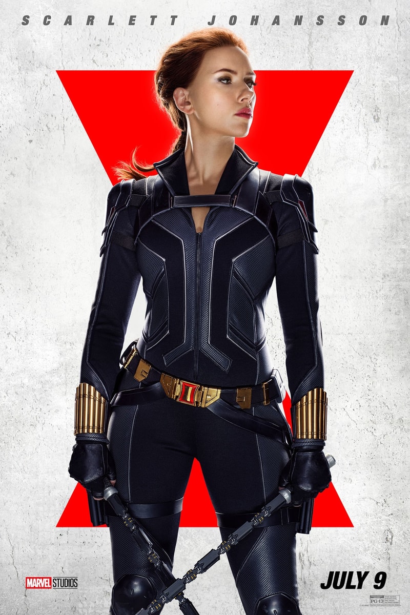 Marvel Movie Character Posters 'Black Widow' Scarlett Johansson Florence Pugh