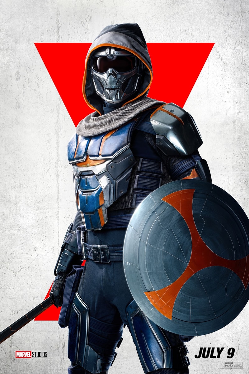 Marvel Movie Character Posters 'Black Widow' Scarlett Johansson Florence Pugh