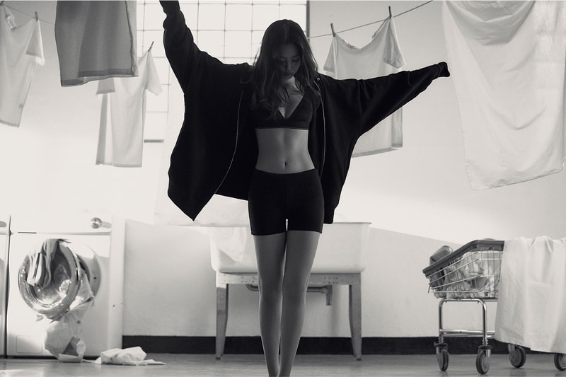 blackpink jennie heron preston calvin klein ck underwear collaboration campaign images bra shorts