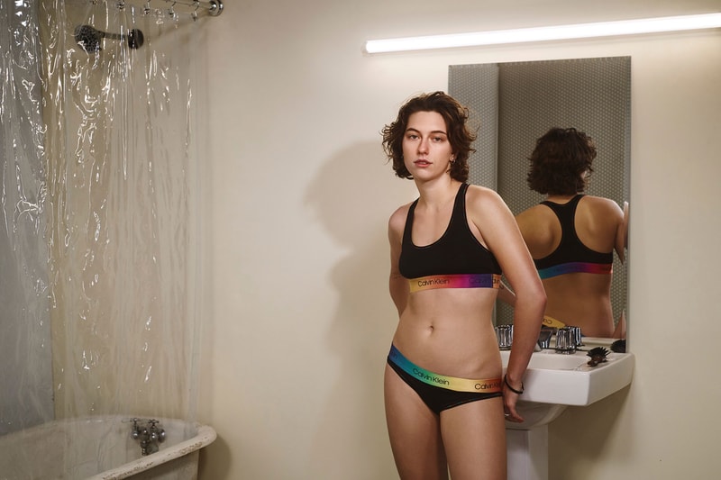 calvin klein lgbtqia pride month campaign proudinmycalvins underwear bra rainbow