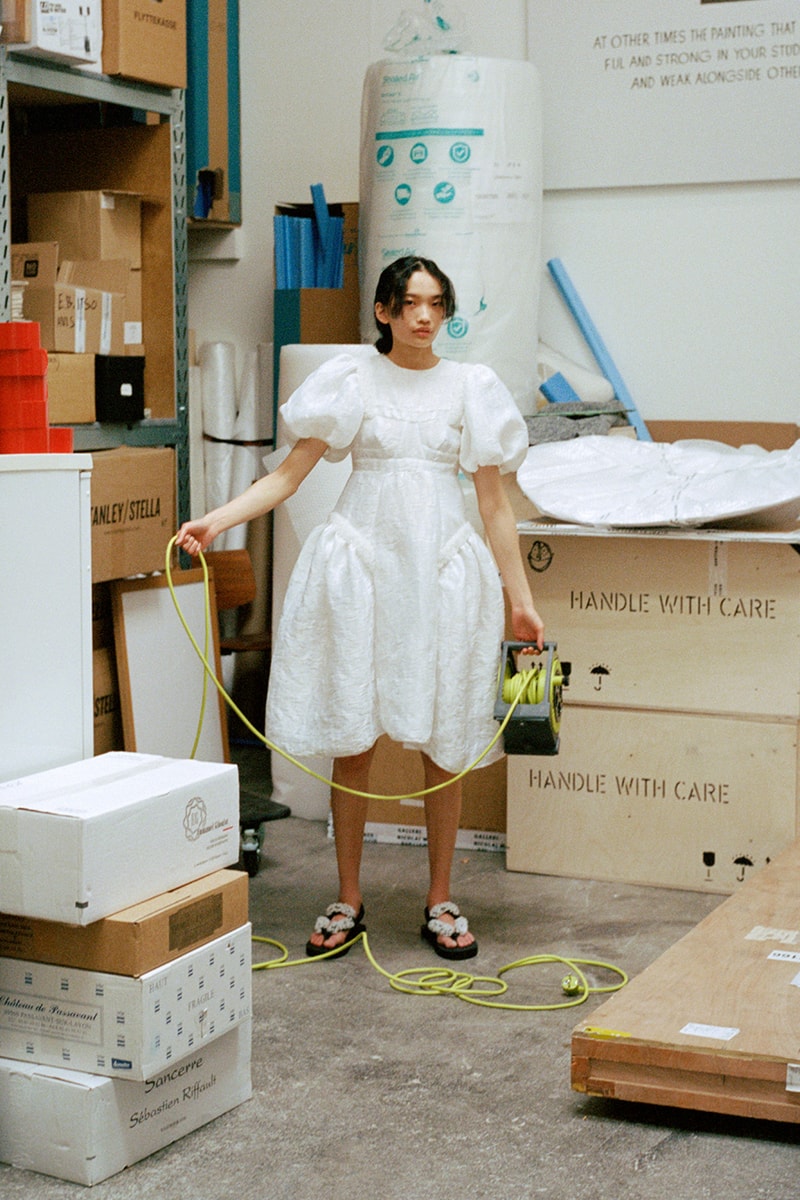 Cecilie Bahnsen "Encore 06" Collection Upcycled Sustainable Dress