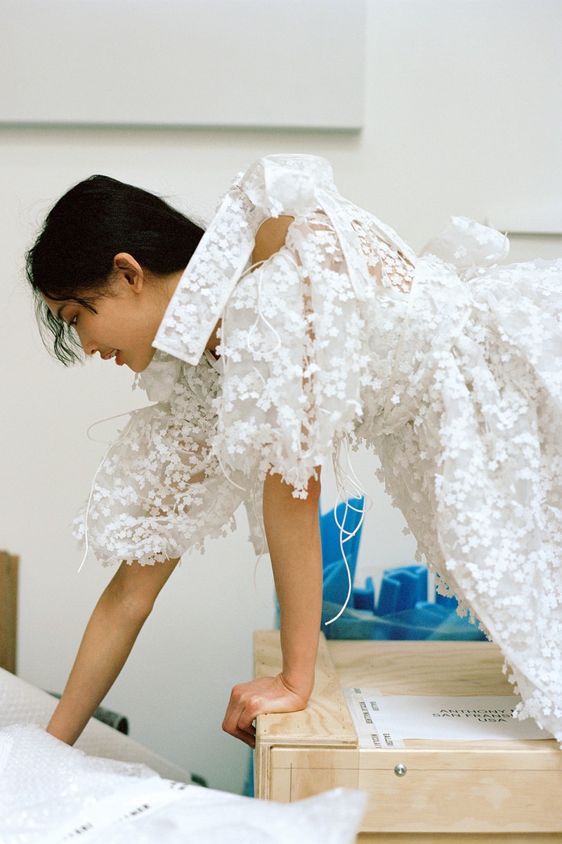 Cecilie Bahnsen "Encore 06" Collection Upcycled Sustainable Dress