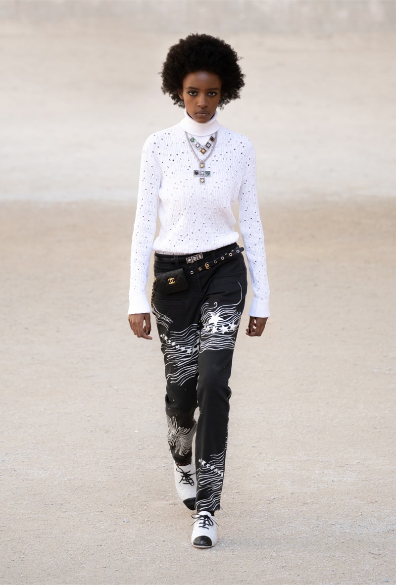 chanel cruise resort collection runway virginie viard provence punk rock jean cocteau tweed suits dresses 
