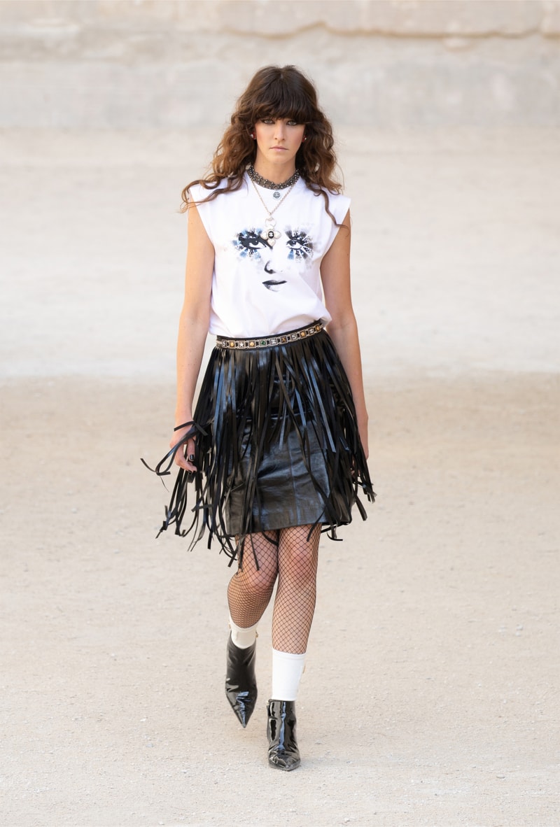chanel cruise resort collection runway virginie viard provence punk rock jean cocteau tweed suits dresses 