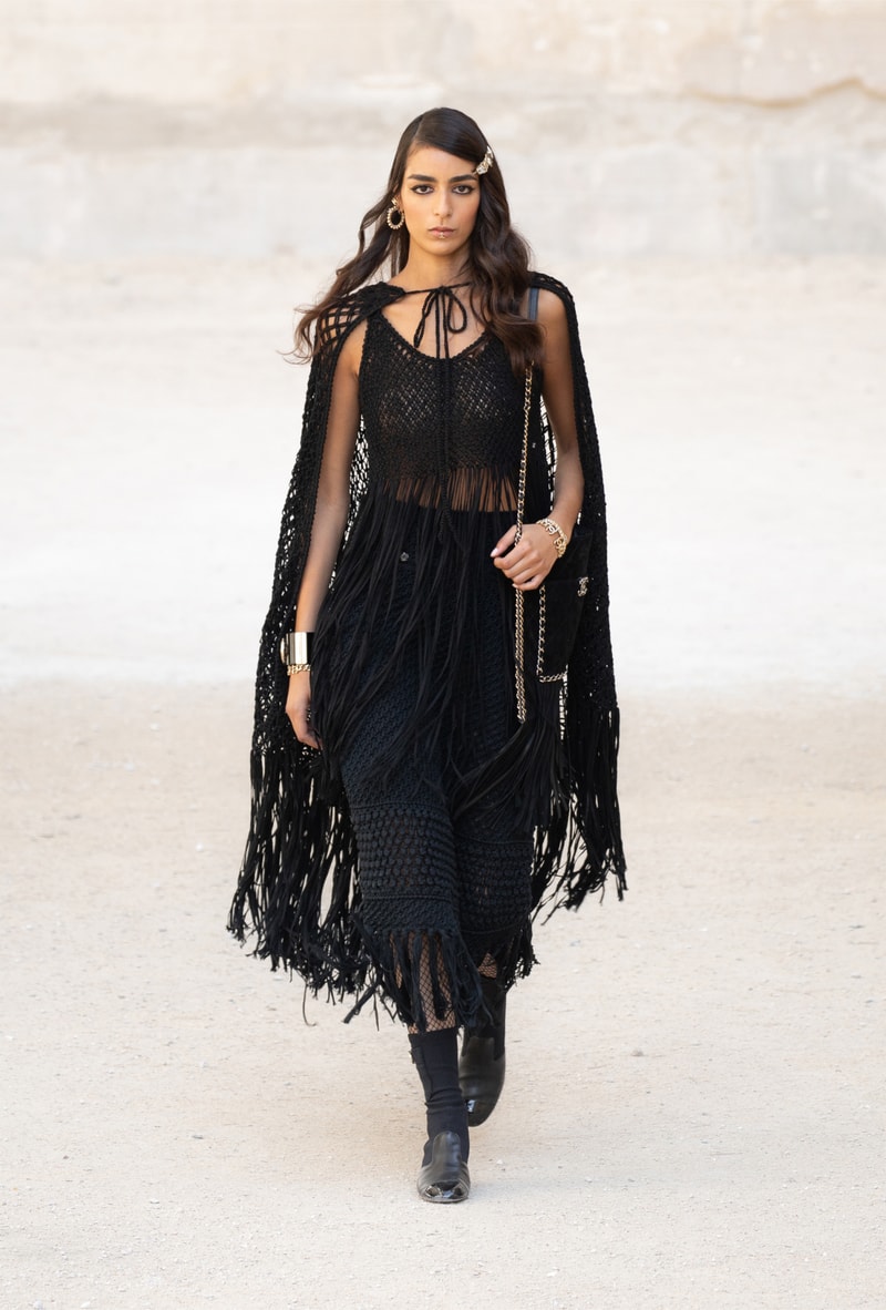 chanel cruise resort collection runway virginie viard provence punk rock jean cocteau tweed suits dresses 