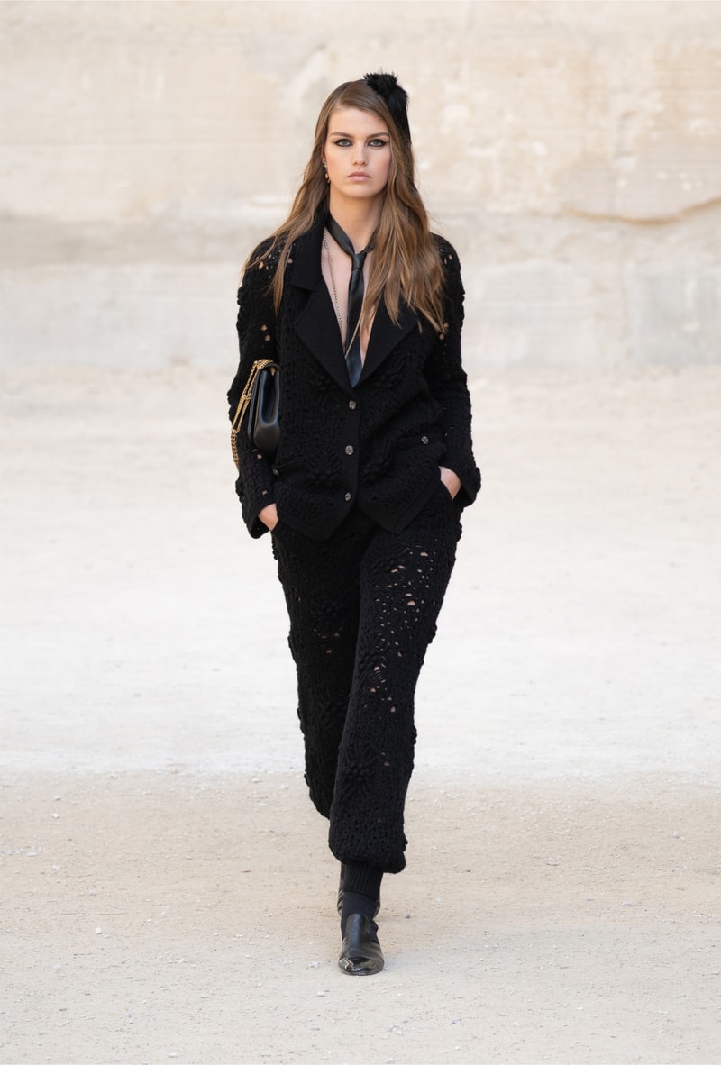 chanel cruise resort collection runway virginie viard provence punk rock jean cocteau tweed suits dresses 