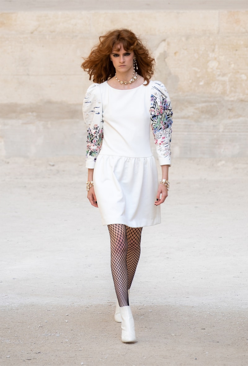 chanel cruise resort collection runway virginie viard provence punk rock jean cocteau tweed suits dresses 