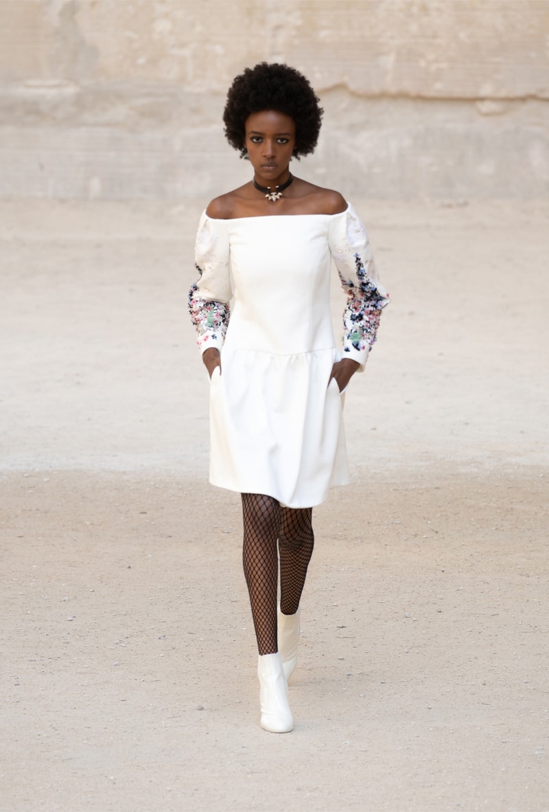 chanel cruise resort collection runway virginie viard provence punk rock jean cocteau tweed suits dresses 